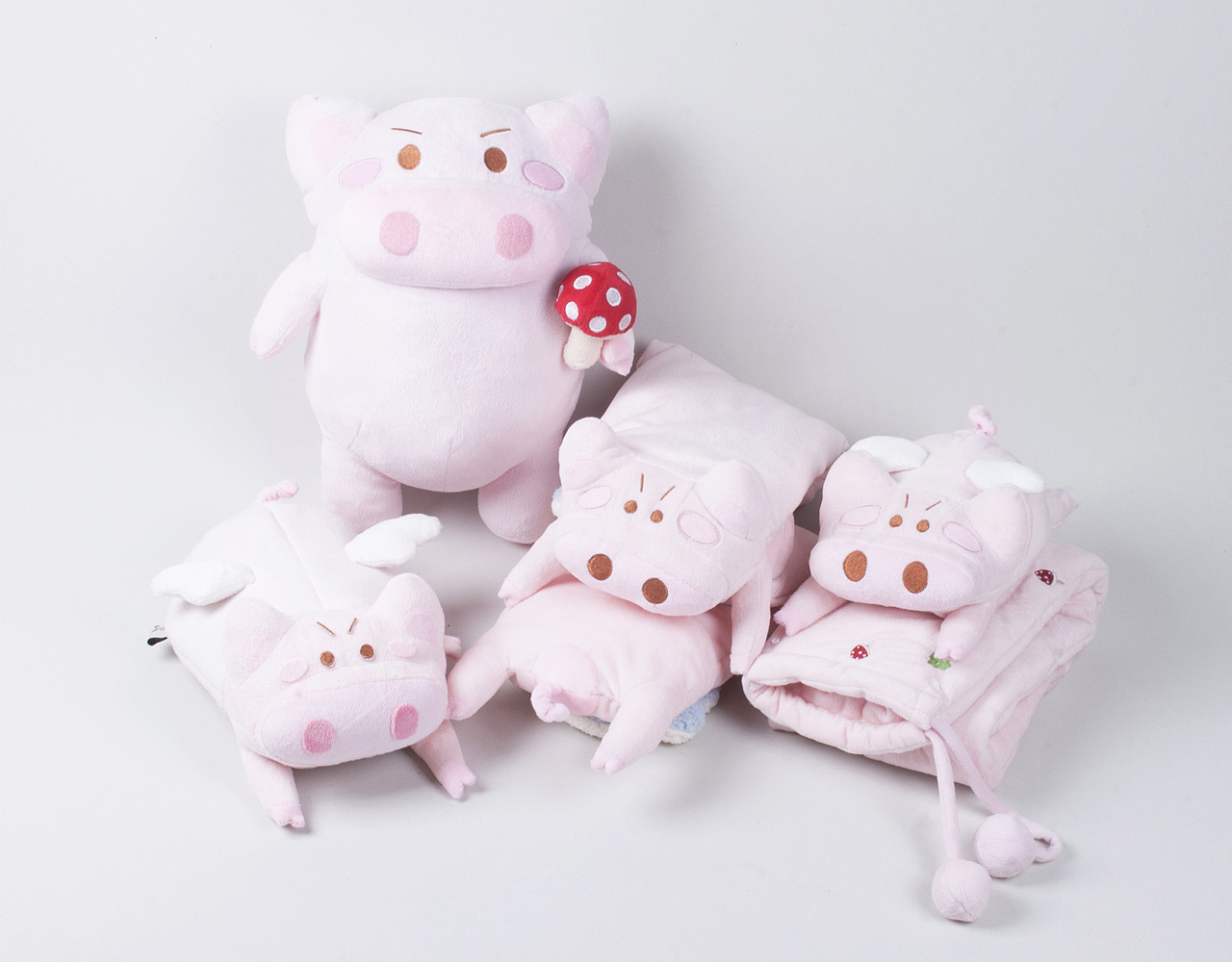 吉祥物毛绒公仔开发第三期——猪乐桃系列