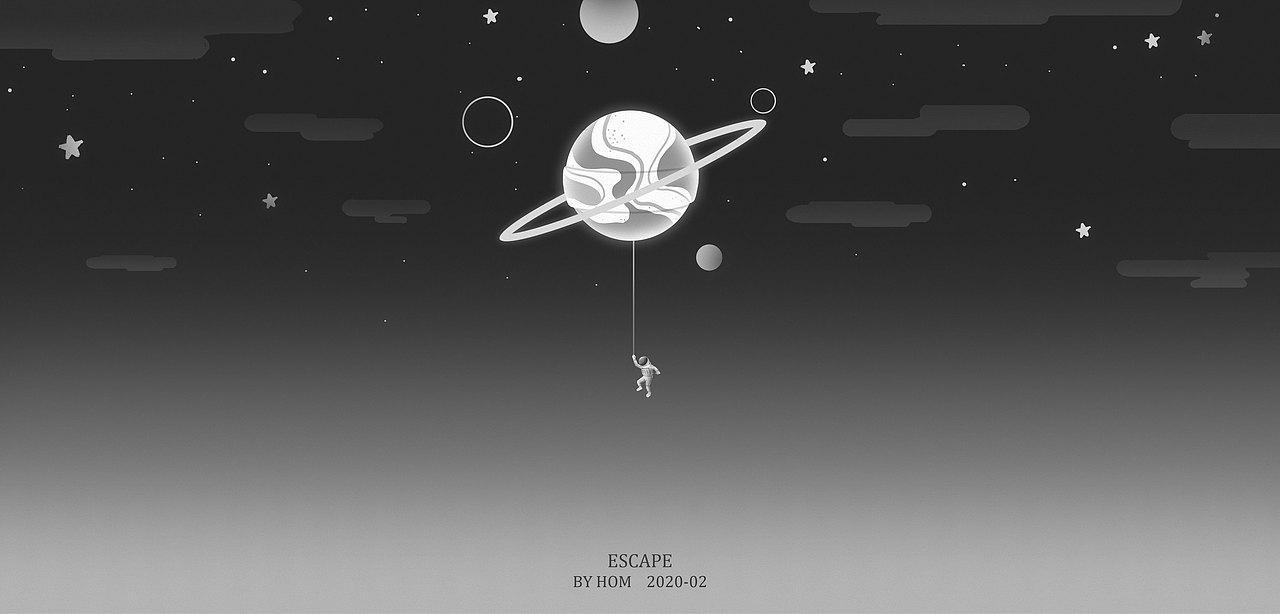 ESCAPE-希望丨2020（图ZMTk1NjI1OTgw） - 艺术插画 - 站酷设计师翁坤鸿原创素材 - 站酷ZCOOL