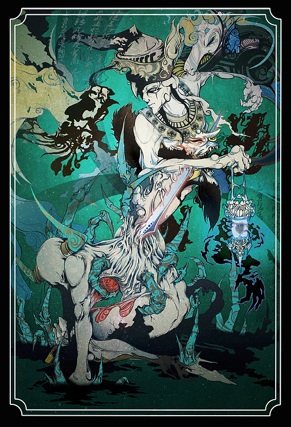 「自 欲」系列续（图ZMTA4OTI5MDQ=） - 商业插画 - 站酷设计师粥颗盐原创素材 - 站酷ZCOOL