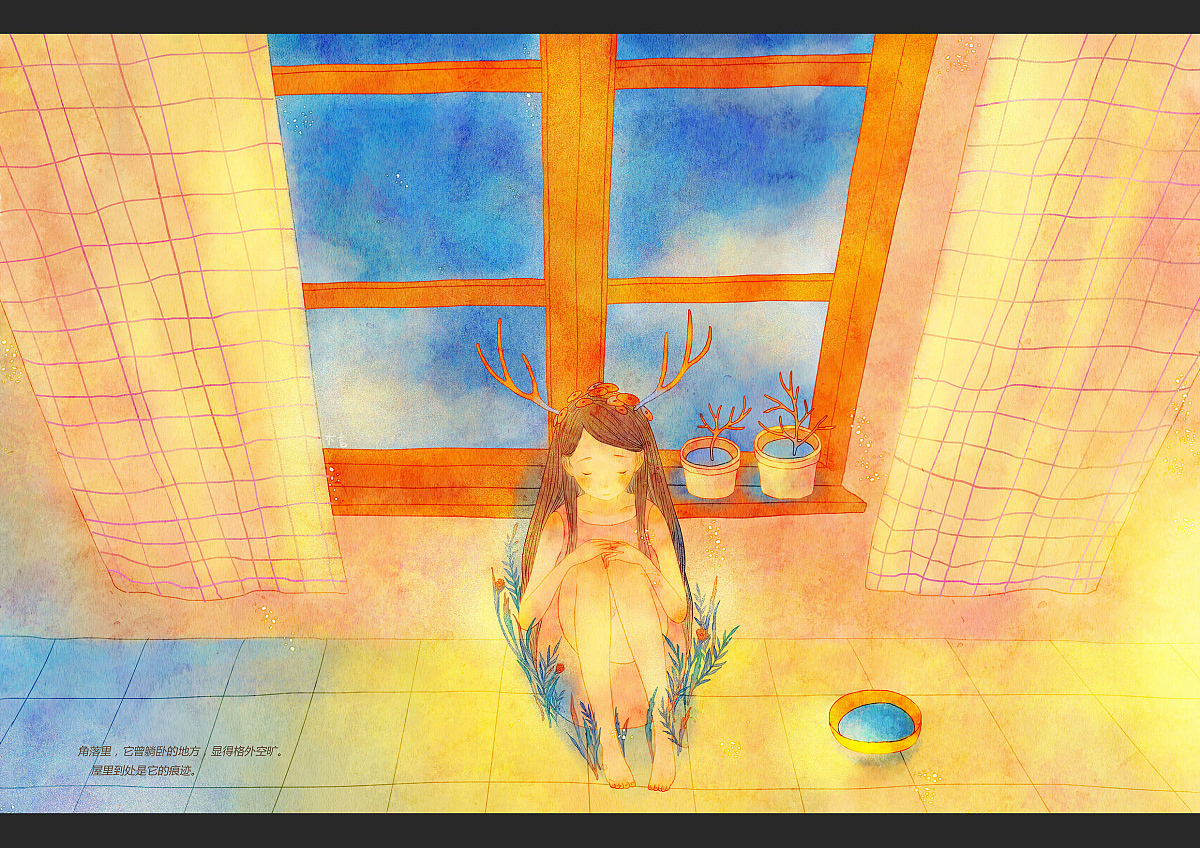 木言-《另一个我》（图ZODQyNTgzNzY=） - 艺术插画 - 站酷设计师木言木言木言原创素材 - 站酷ZCOOL