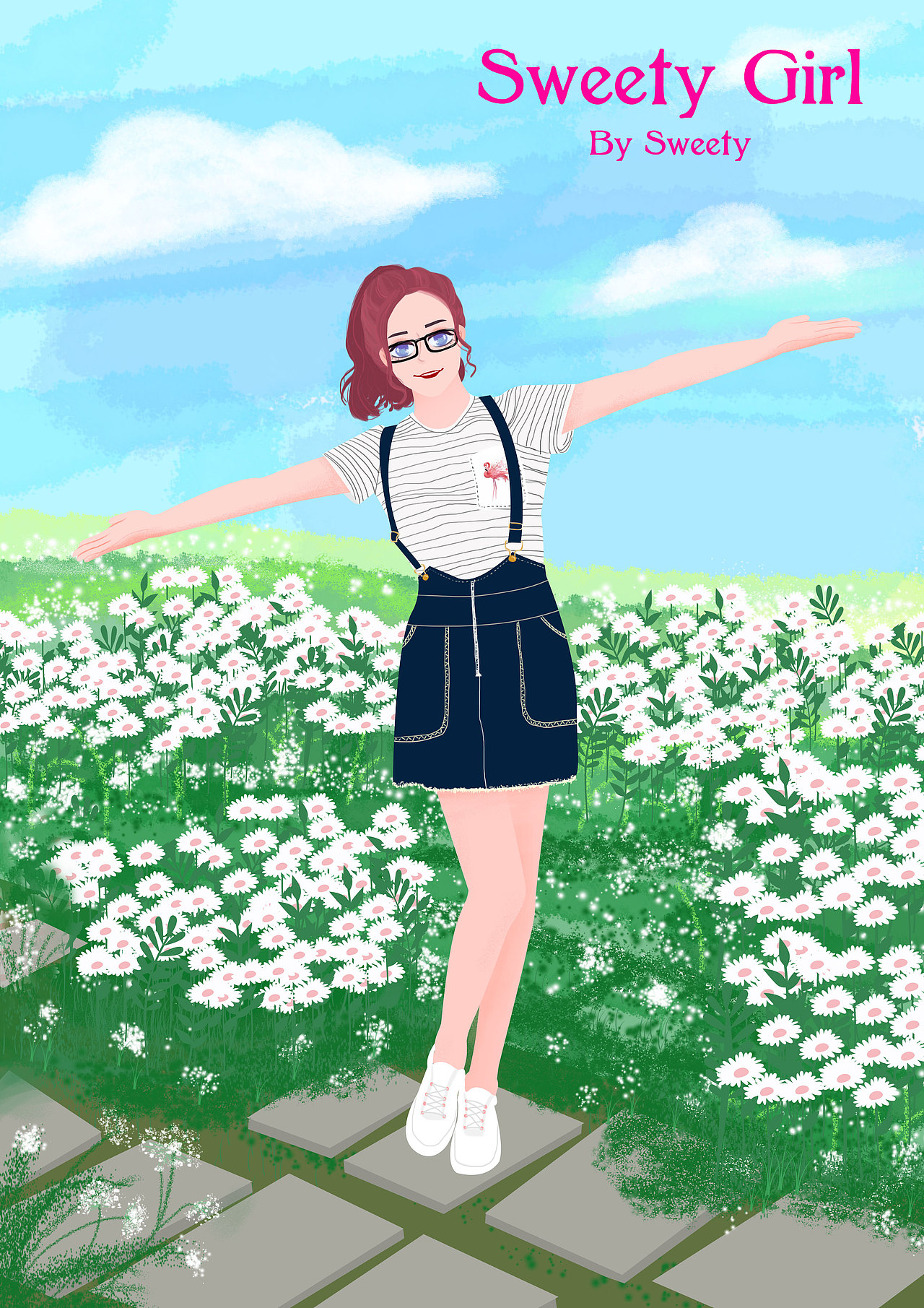 闺蜜2（图ZMTM5MjkyNDg4） - 像素画 - 站酷设计师甜甜甜圈原创素材 - 站酷ZCOOL