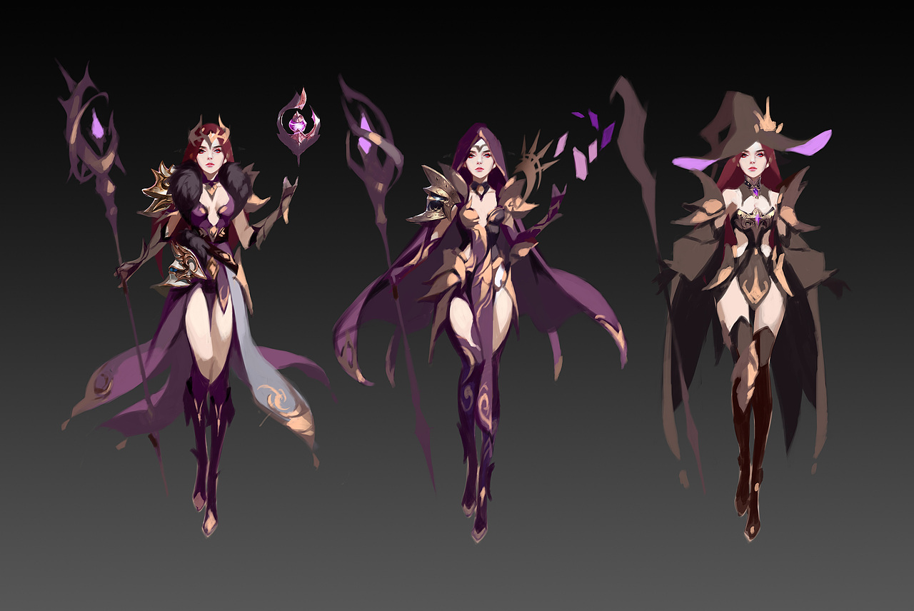 暗系法师（图ZMjAxOTMwNTA0） - 概念设定 - 站酷设计师Sweetier原创素材 - 站酷ZCOOL