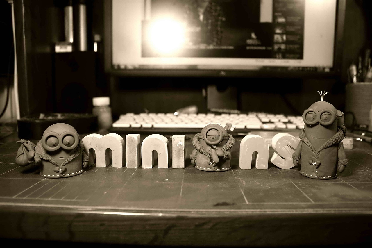 PTF-minions 小黄人手办过程分享（图ZMzM5NDA4MzI=） - 手办/模玩 - 站酷设计师熊屁屁原创素材 - 站酷ZCOOL