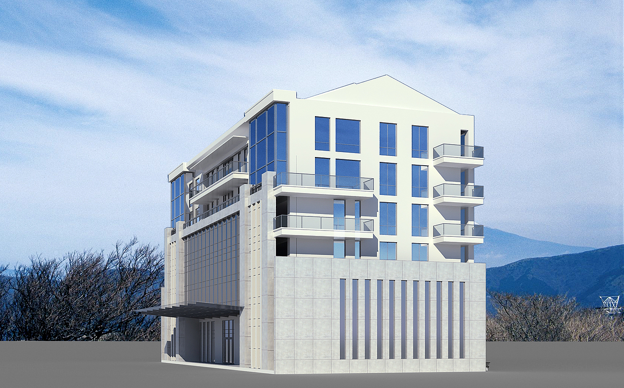 工业园办公楼外观设计