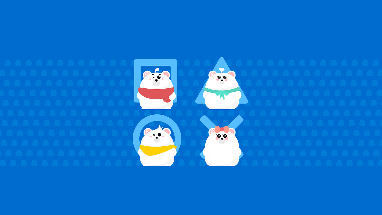 Midea Family · Q版形象设计——套套熊（图ZMTkwMTU5MDky） - IP形象 - 站酷设计师哈密没有瓜原创素材 - 站酷ZCOOL