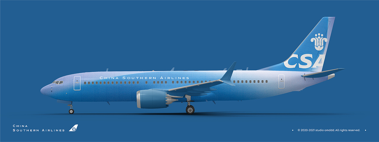 China Southern Airlines Redesign（图ZMjY4MDUwMjU2） - 宣传物料 - 站酷设计师章鱼晨_octopus原创素材 - 站酷ZCOOL
