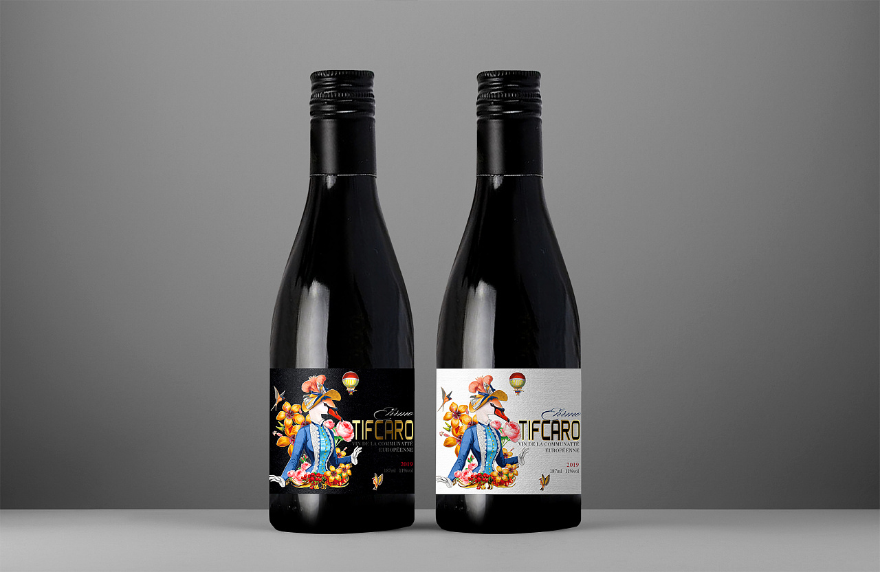 红酒包装酒标设计187迷你葡萄酒