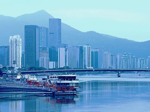 福州解放大桥and江景（个人主页-ZNTc3NTc5NjA=） - 风光摄影 - 站酷设计师studying辛辰原创素材 - 站酷ZCOOL