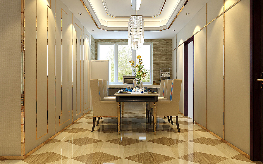 【星河盛世180平米三居室后奢风格】——石家庄乐豪斯装饰小鑫