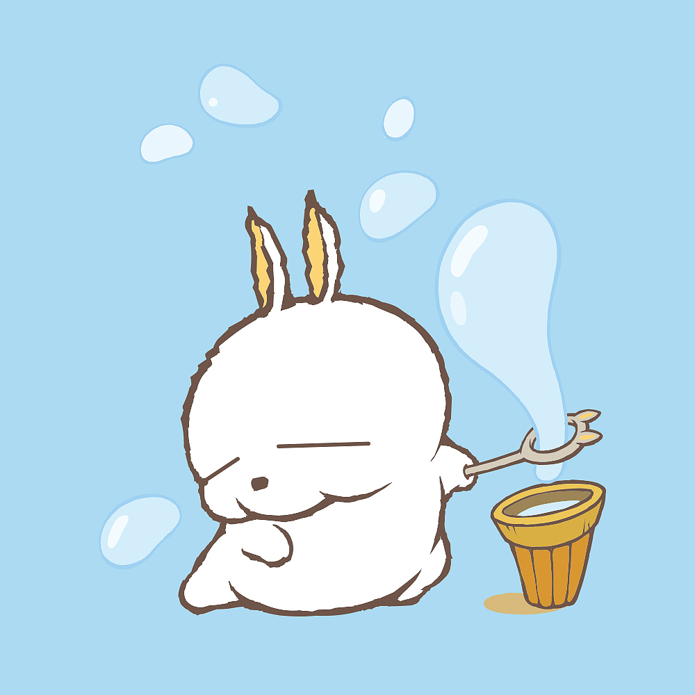 消暑头像 | 流氓兔盛夏头像清爽来袭