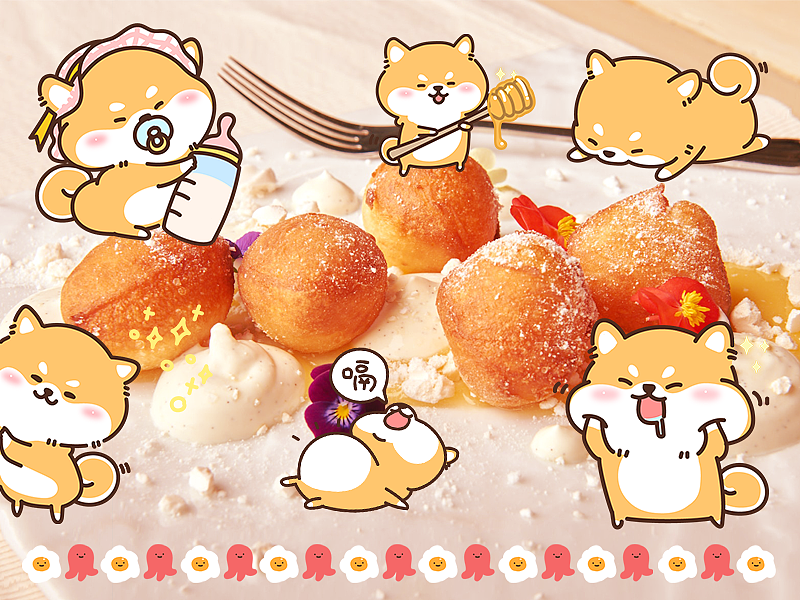 柴犬麻团儿贴纸