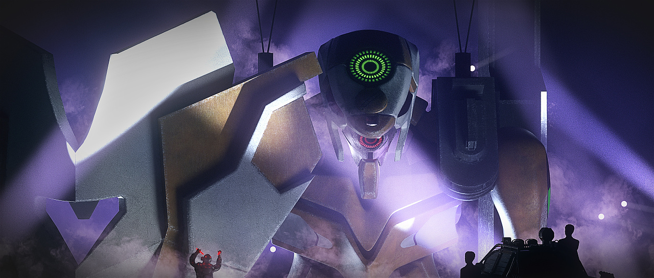 momentor毕设eva屋岛作战风格图致敬eva