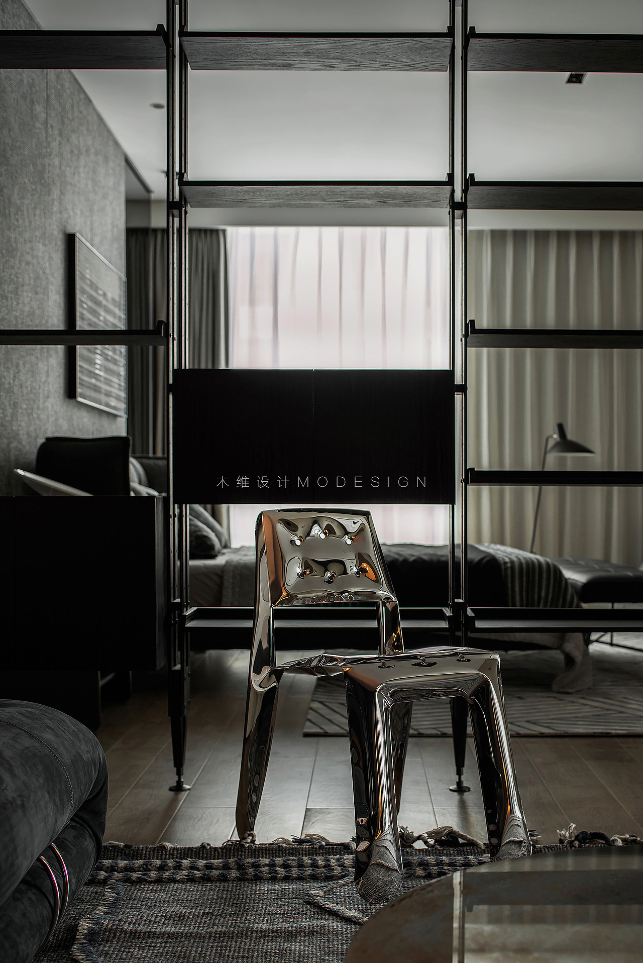 木维设计-重色系独居私宅（图ZMjc5MjUwOTA0） - 家装设计 - 站酷设计师木维设计原创素材 - 站酷ZCOOL