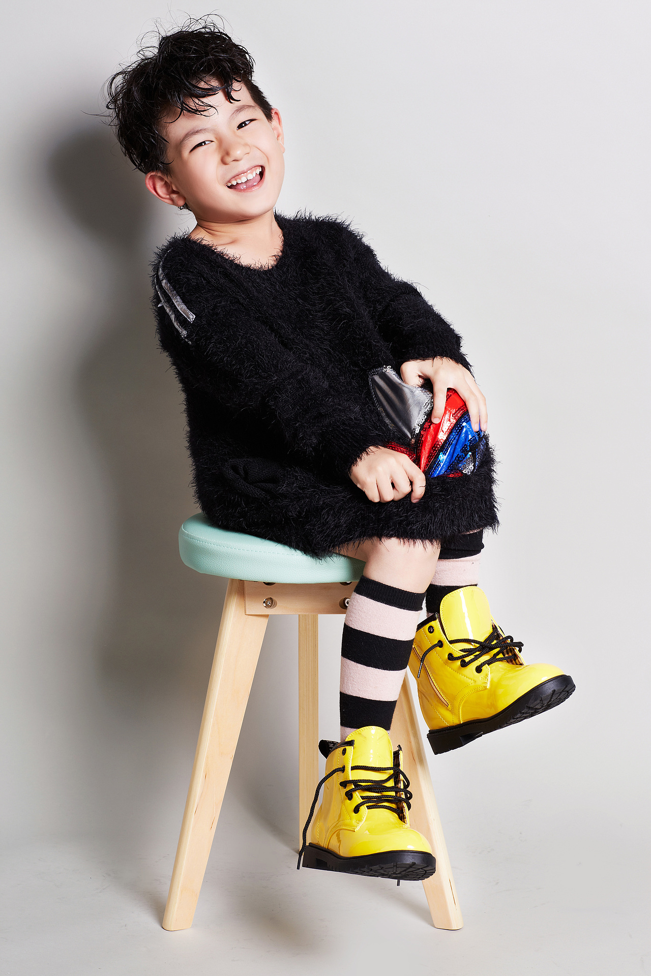 时尚儿童杂志风格拍摄