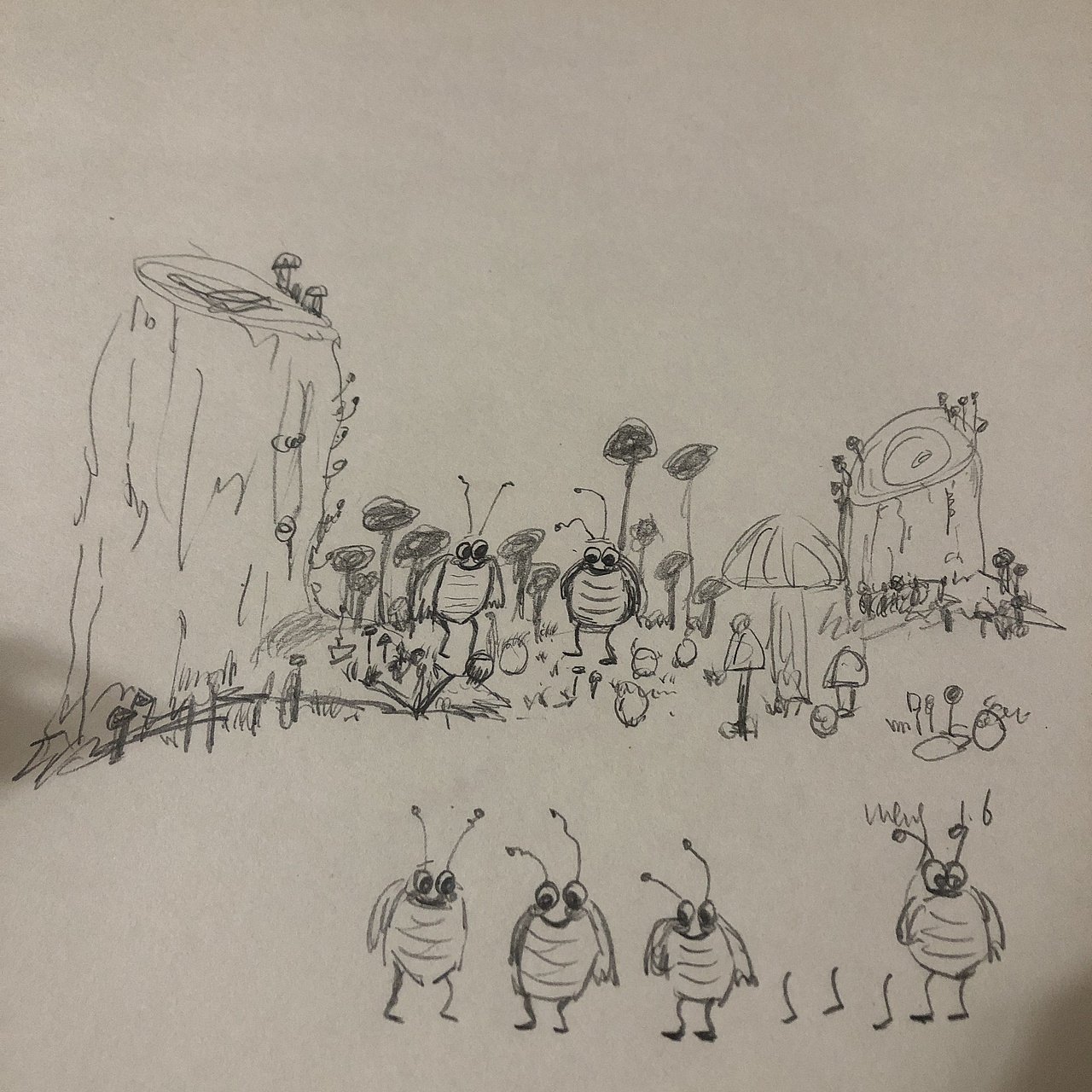 1月临摹小场景（图ZMjQxNzgwMTY4） - 儿童插画 - 站酷设计师李拜天气原创素材 - 站酷ZCOOL