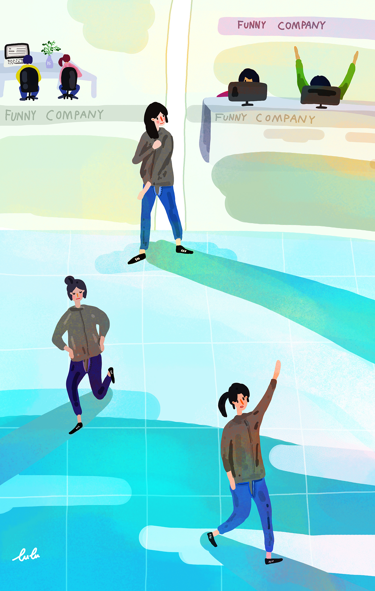 最近两三年的插画集1