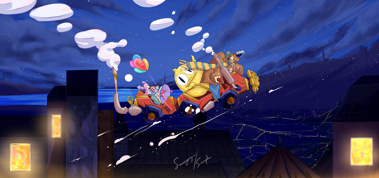 2020插画总结（图ZMjM0ODcwNDIw） - 商业插画 - 站酷设计师sun294原创素材 - 站酷ZCOOL