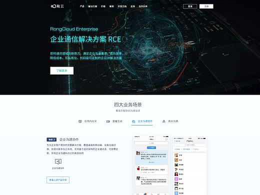 互联网科技网页作品