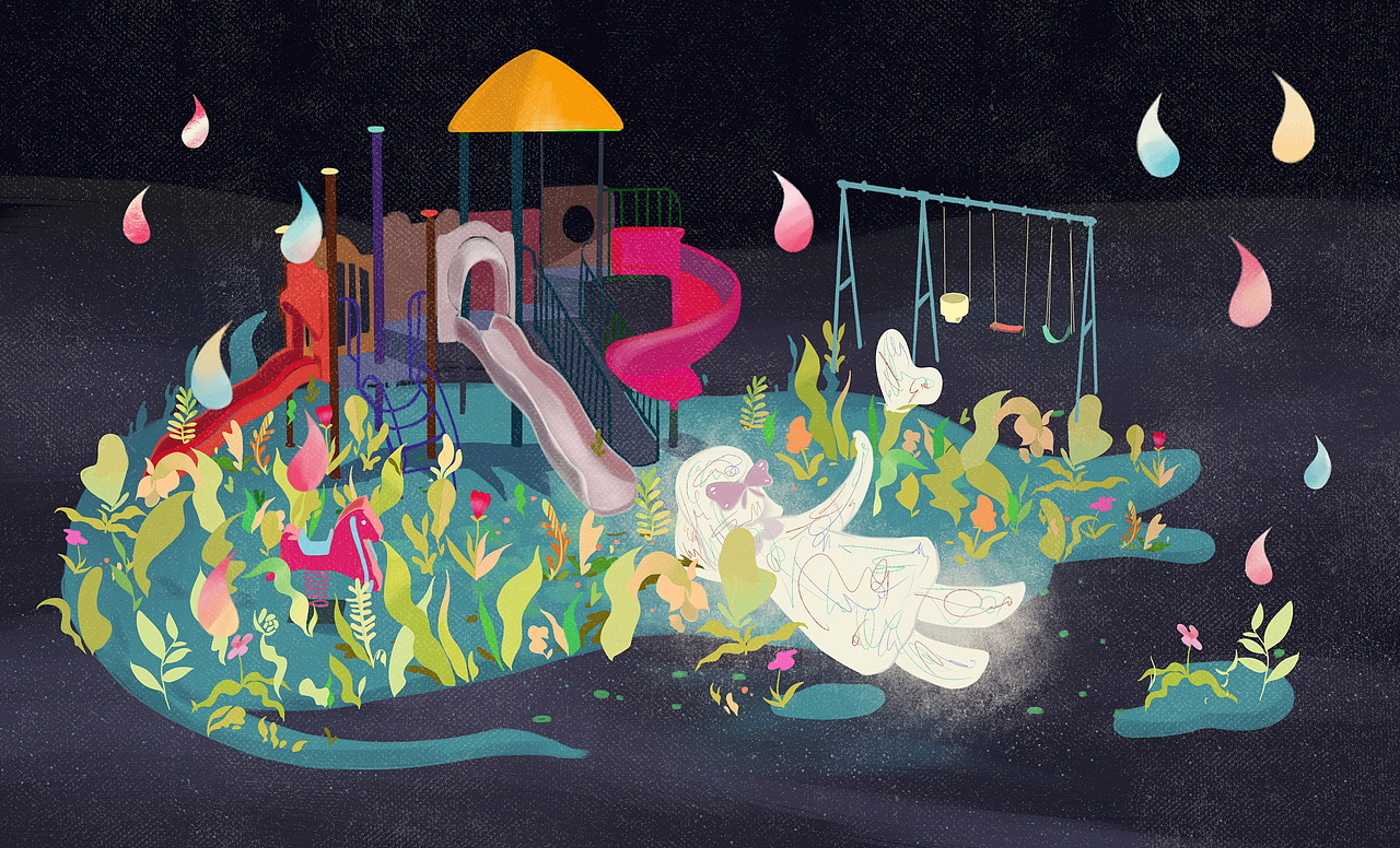 Playground(图ZMjU0OTEwODIw) - 儿童插画 - 站酷设计师Chenruxuee原创素材 - 站酷ZCOOL