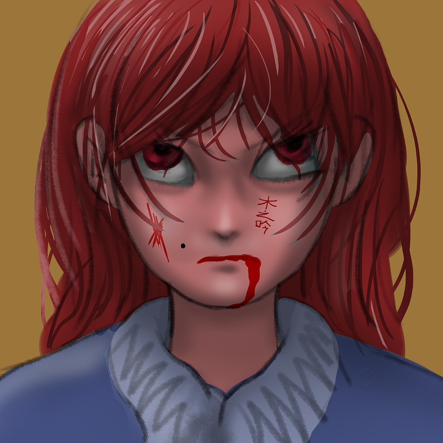 嘴角有痣的女孩头像