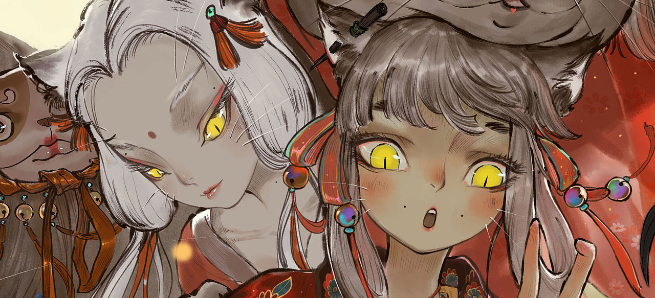 人为多愁少年老,花为无愁老少年。