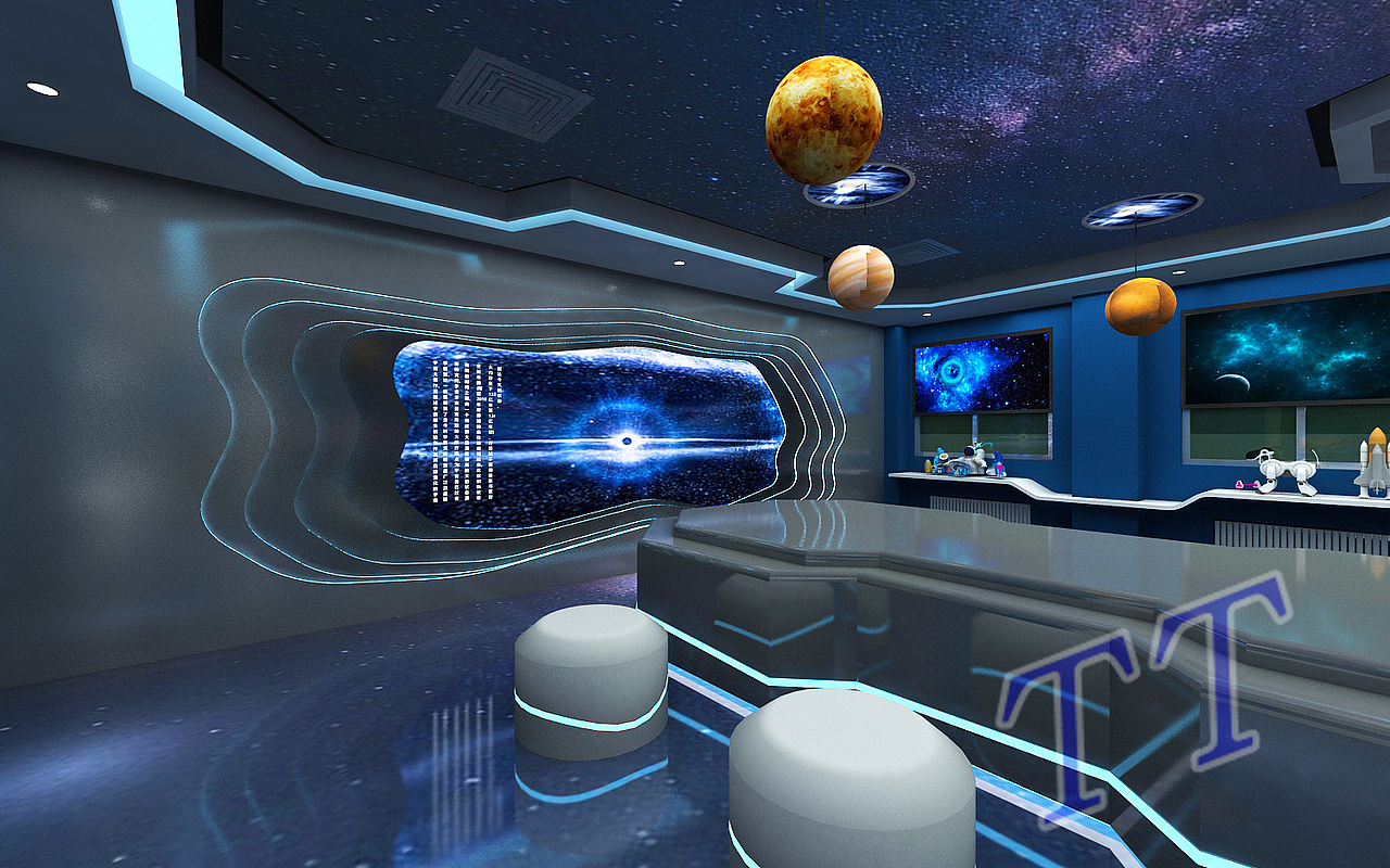 天文教室3D效果图