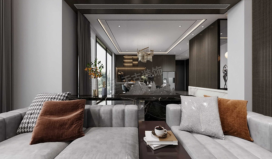 万科十七英里装修改造方案,轻奢风格双拼别墅设计图（图ZMjg0NjgzMDEy） - 家装设计 - 站酷设计师天古装饰设计师T原创素材 - 站酷ZCOOL