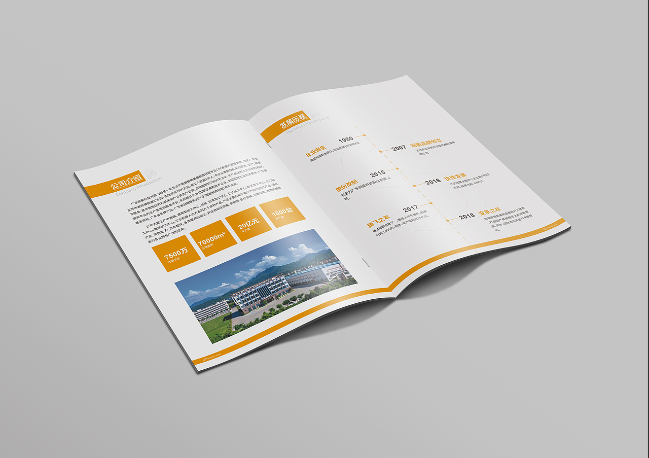 企业介绍画册排版设计
