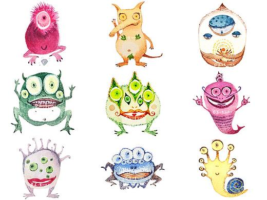 小怪物-多眼怪家族