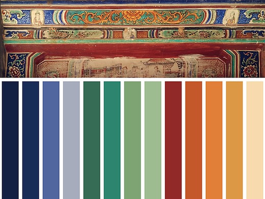 色卡-闽南传统建筑壁画