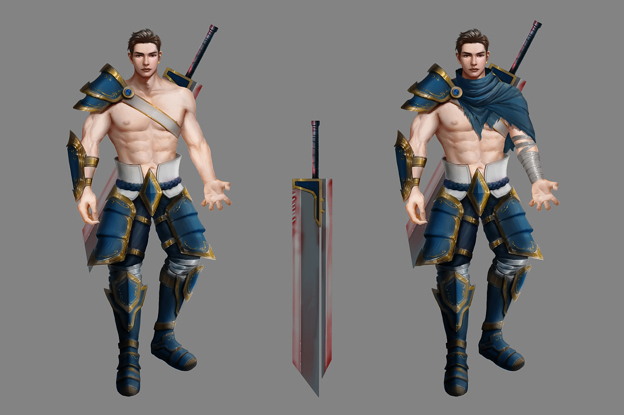 修改《男战士》