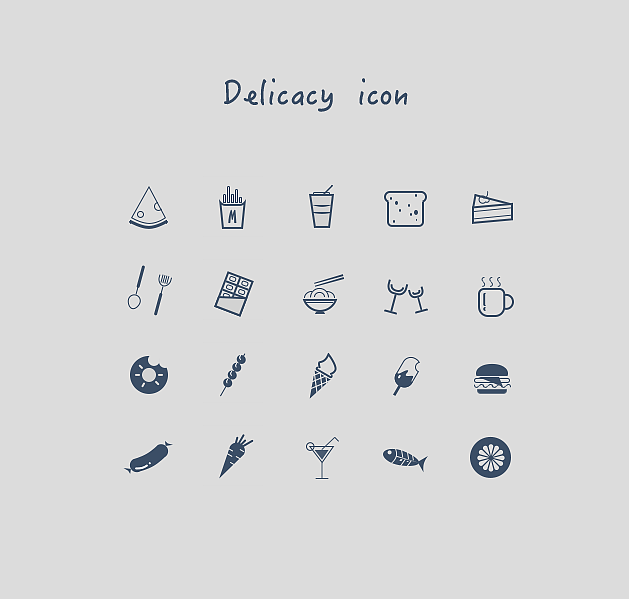 美食icon（图ZOTg5NTgzODA=） - 图标 - 站酷设计师CaptainRick原创素材 - 站酷ZCOOL