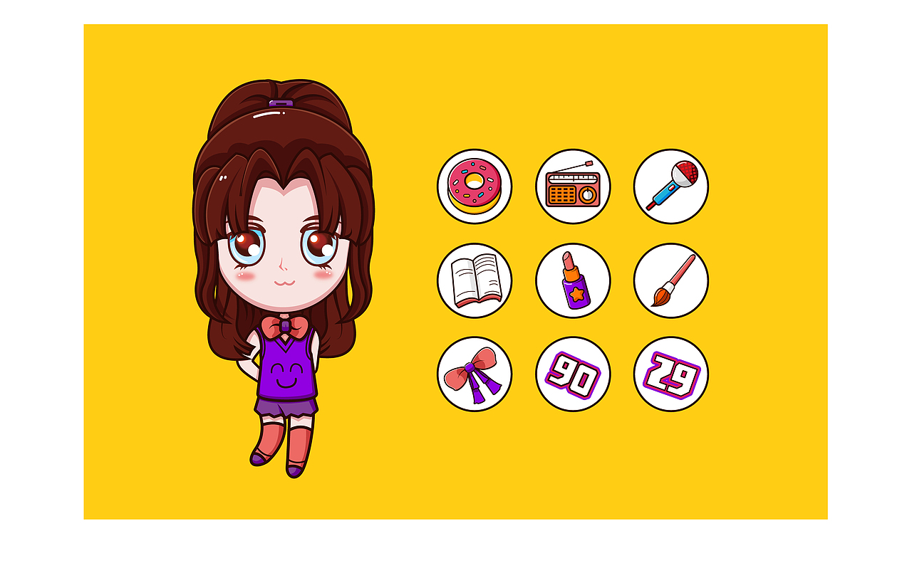 卡通形象设计（图ZMTU0NzA3MDI4） - 概念设定 - 站酷设计师仙女凡凡原创素材 - 站酷ZCOOL