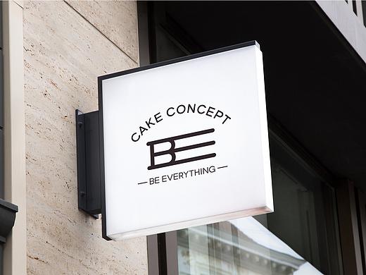 BE蛋糕店logo