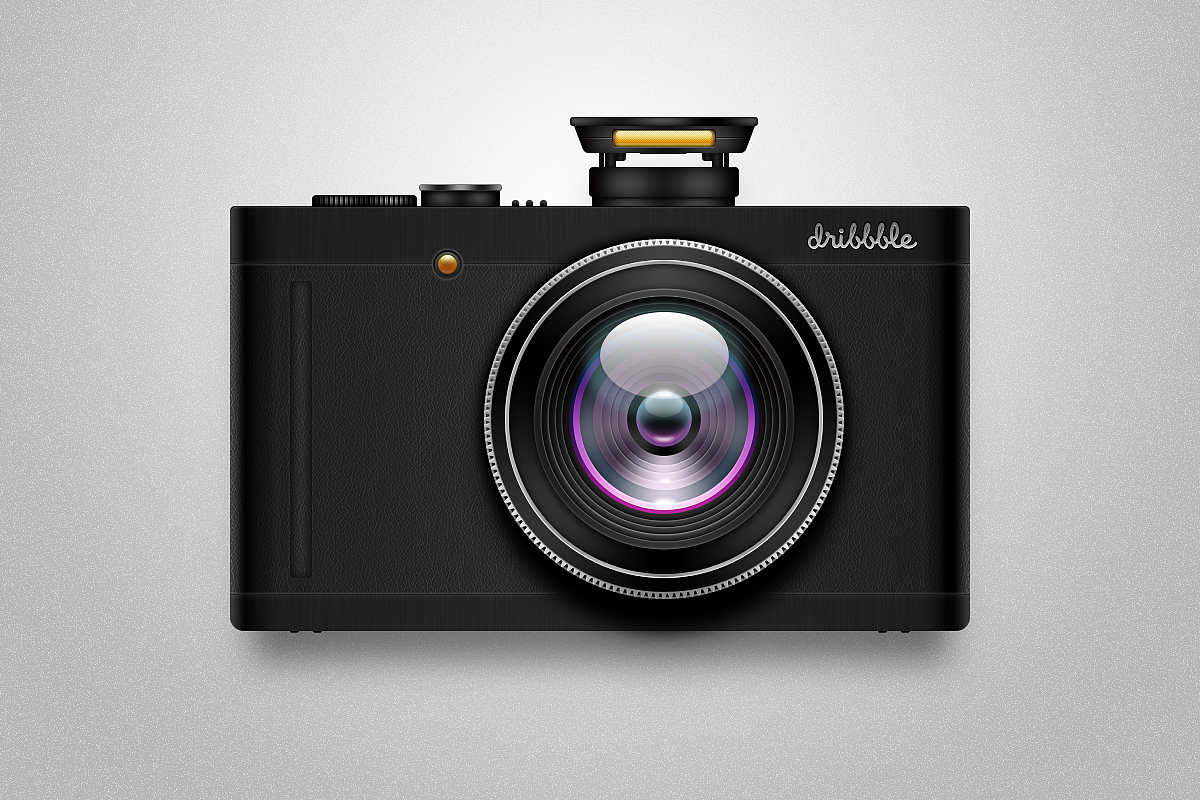 拟物风格-写实相机图标