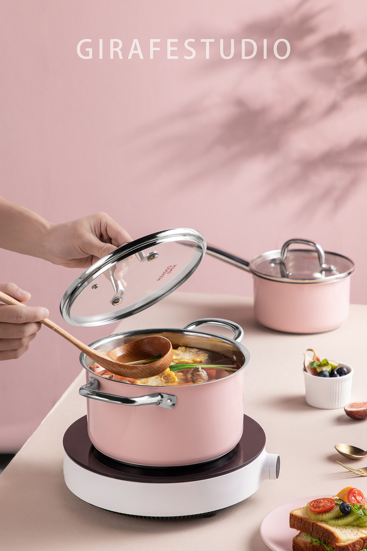 珊瑚粉汤锅&炊大皇