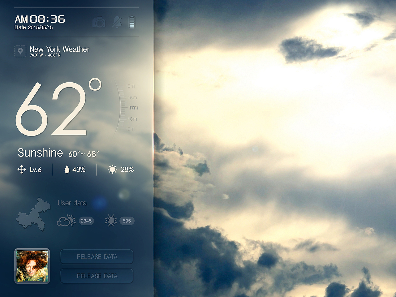 天气ipad3 app（图ZNzYwMTAxMg==） - APP界面 - 站酷设计师hesejita原创素材 - 站酷ZCOOL