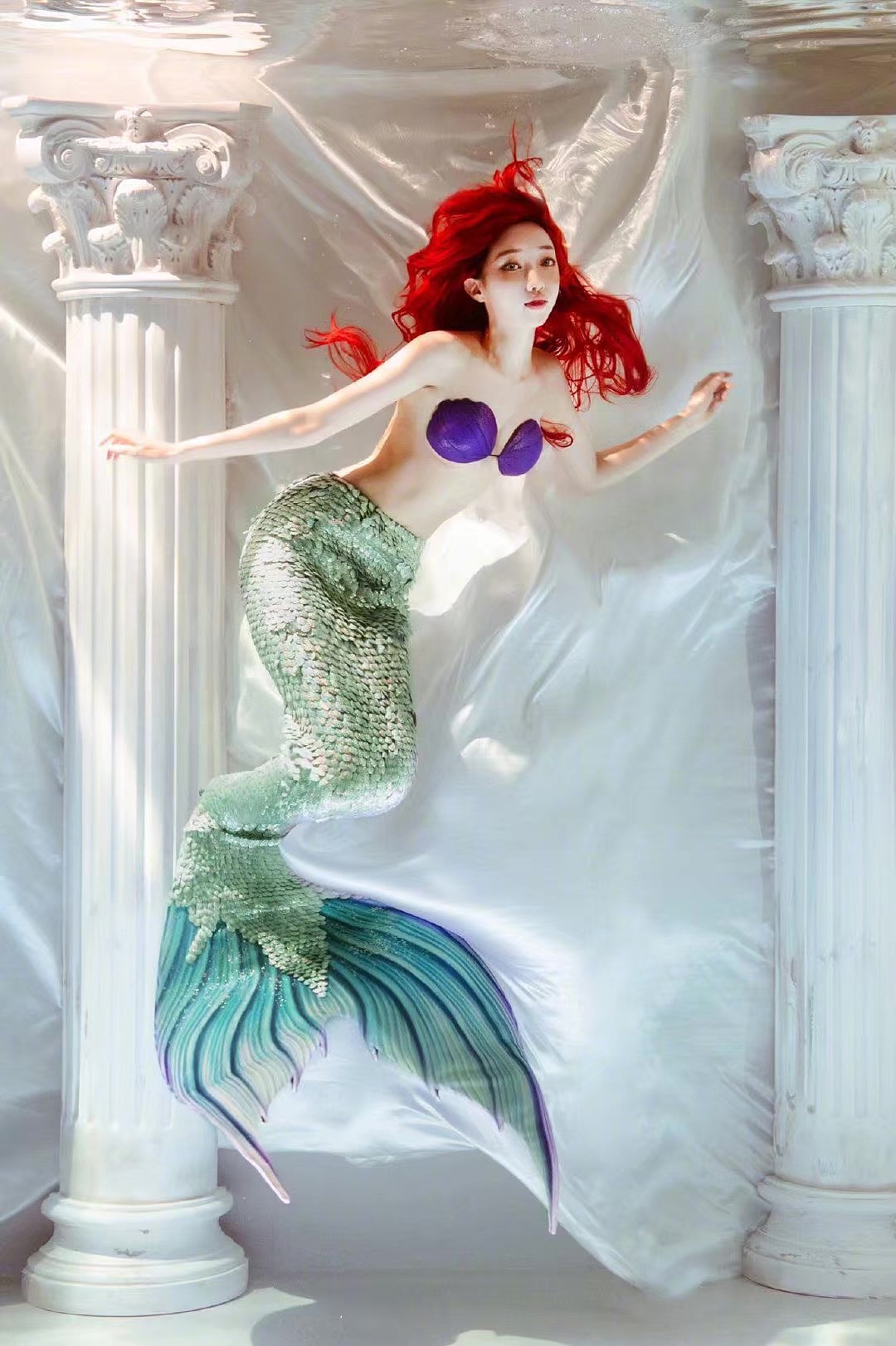 卡通化的人鱼小姐姐