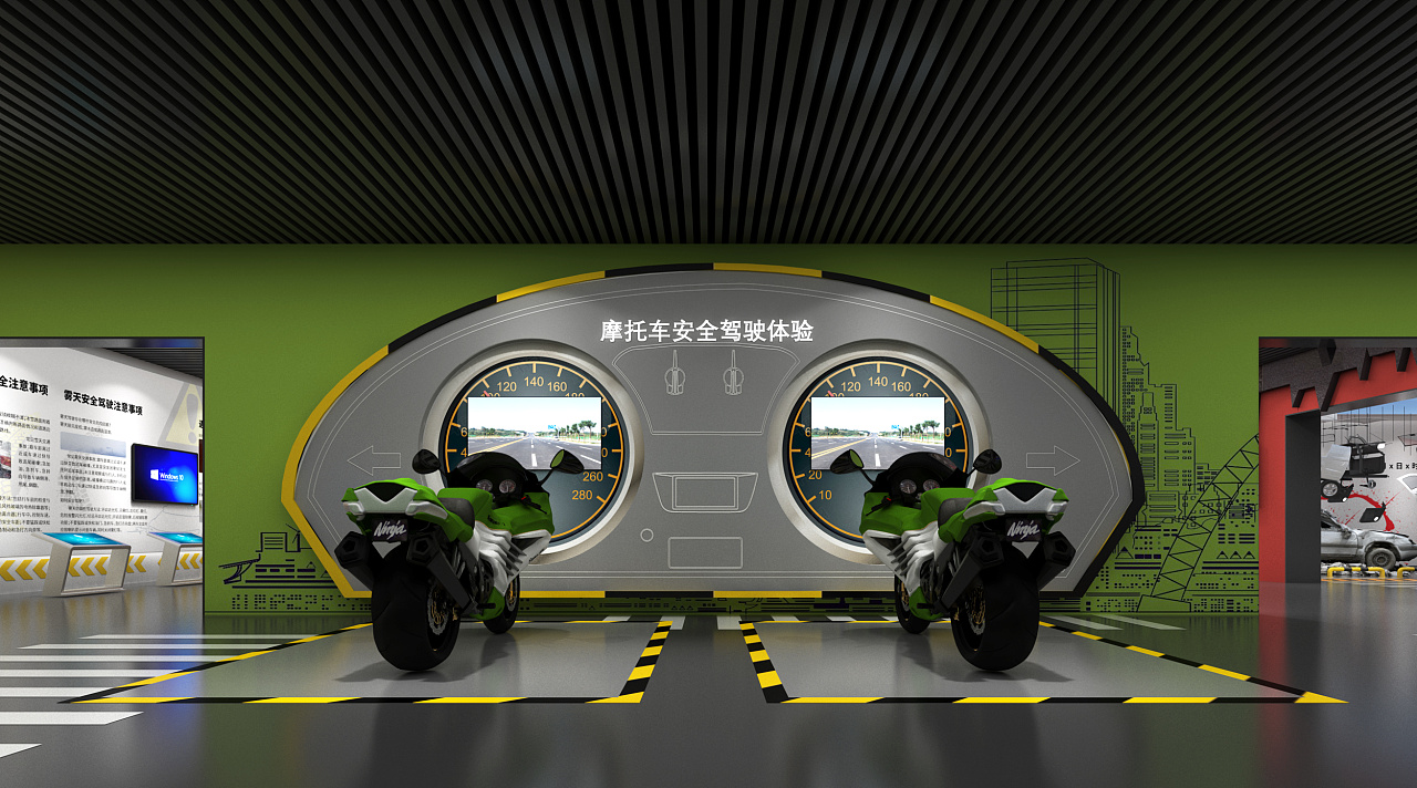 交通安全展厅|空间|展陈设计|十全老人家 - 原创作品 - 站酷 (zcool)