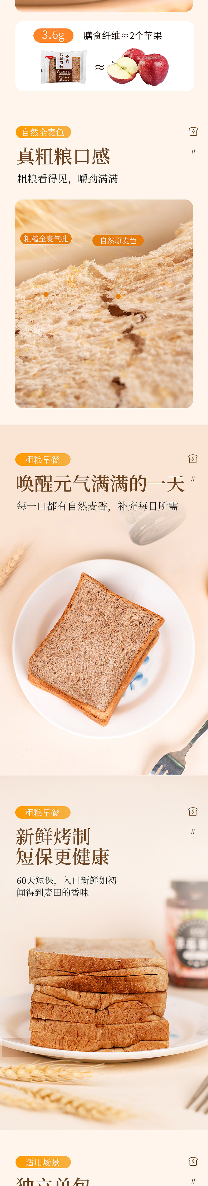 全麦面包详情页打版设计（图ZMjc5NzA4NTI4） - 电商 - 站酷设计师麦咔影视原创素材 - 站酷ZCOOL