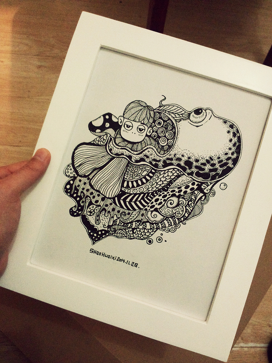 章鱼和我（图ZMjIxNjUwNzI=） - 新锐潮流插画 - 站酷设计师shx012原创素材 - 站酷ZCOOL