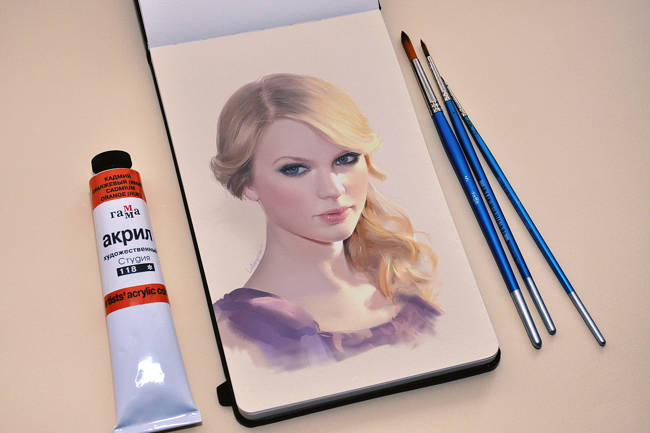 去年画的，这样看好美的样子～（图ZNTM5ODQ1ODA=） - 新锐潮流插画 - 站酷设计师wdongmei321原创素材 - 站酷ZCOOL