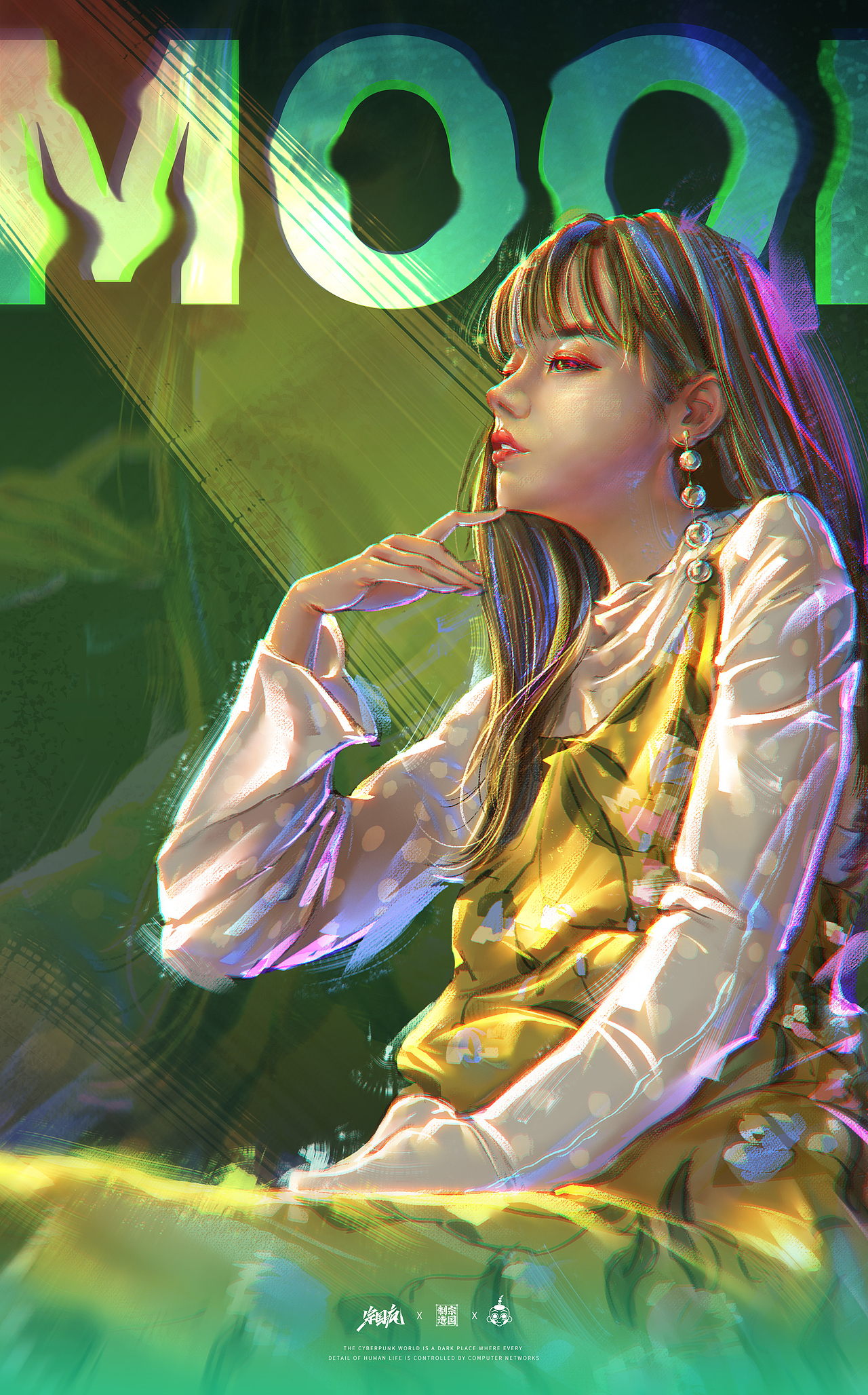 【MOOI】魔姨（图ZMTg4OTI3MTYw） - 新锐潮流插画 - 站酷设计师映東原创素材 - 站酷ZCOOL