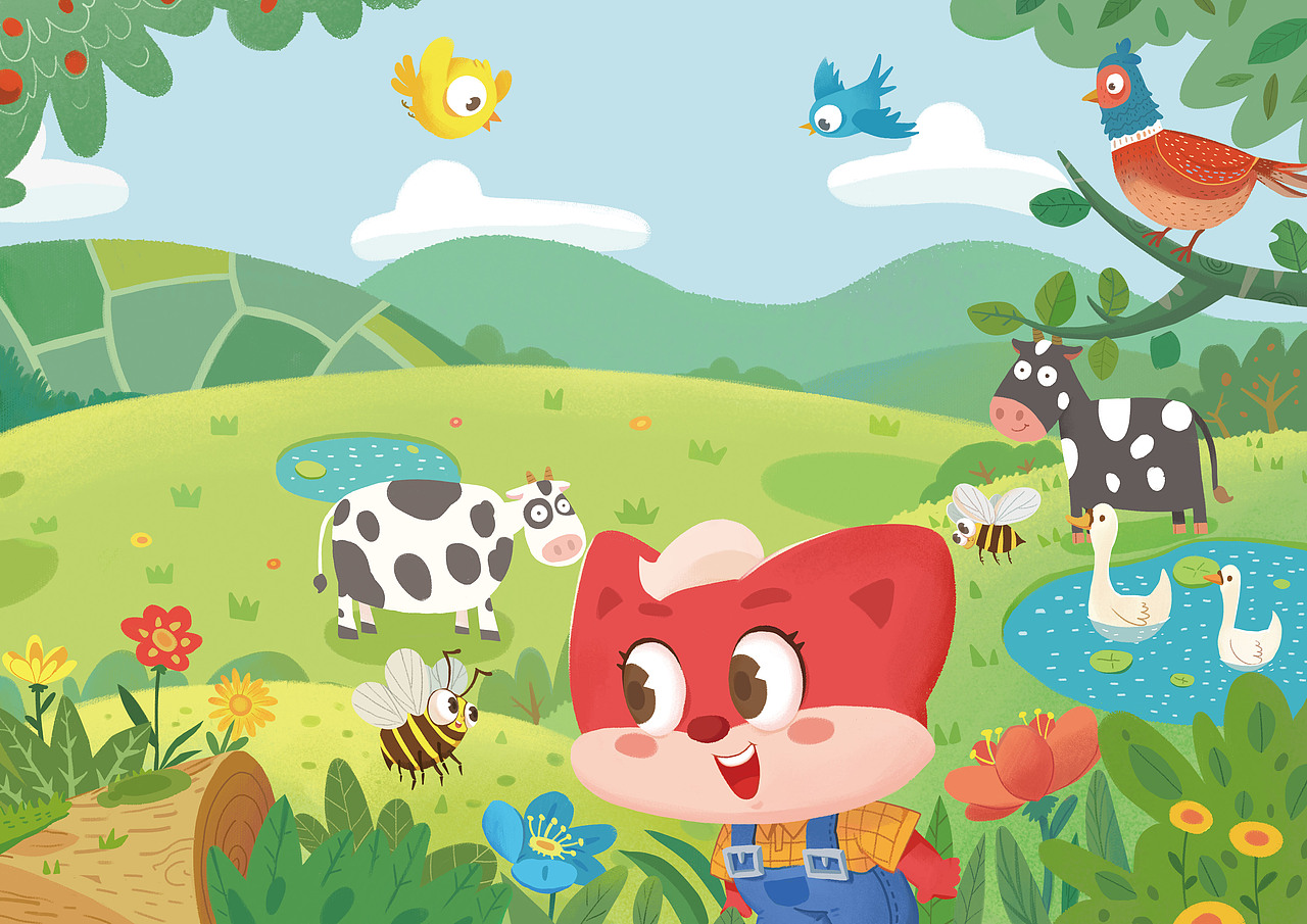 2021插画年度总结（图ZMjgyMjU3NTI0） - 儿童插画 - 站酷设计师肥猫牛奶原创素材 - 站酷ZCOOL