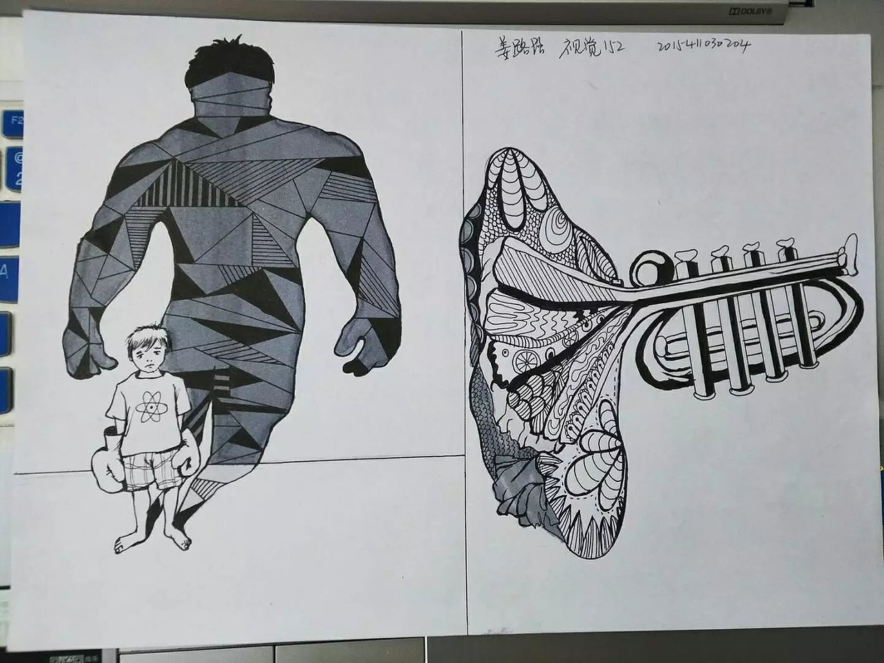 手绘,墙绘,手工作品