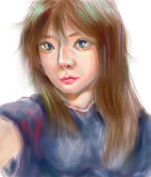 厚涂 大头|插画|艺术插画|z73619069 - 临摹作品 - 站酷 (zcool)