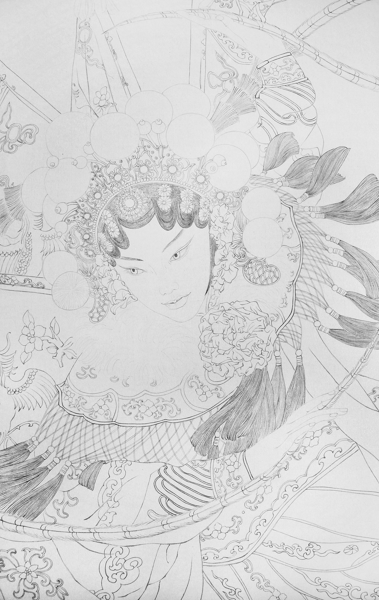 刀马旦|纯艺术|绘画|ruby可可 - 原创作品 - 站酷 (zcool)