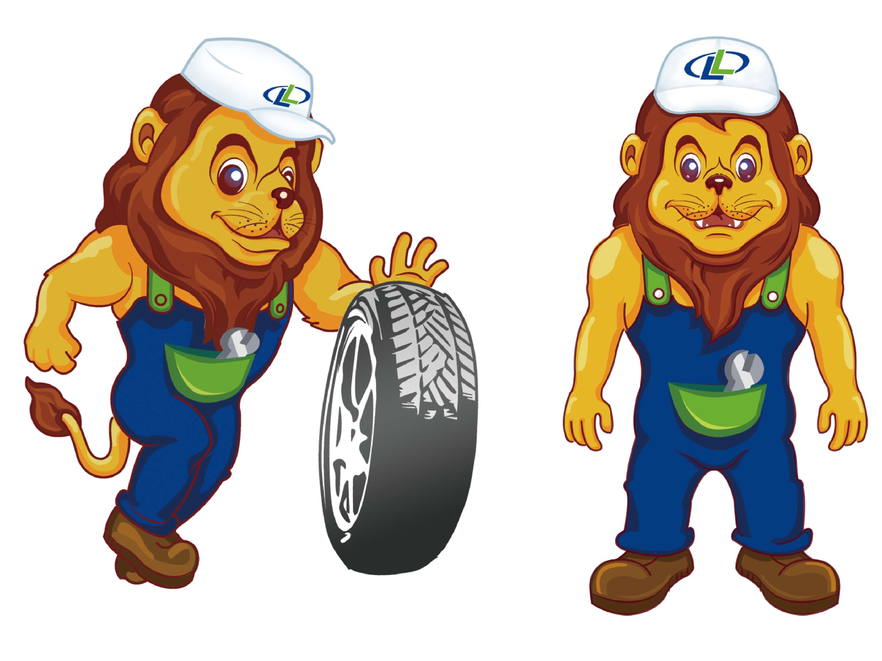 玲珑轮胎卡通形象设计