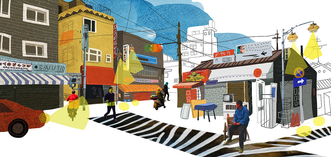 红灯要停（图ZNzQzMzAxNDg=） - 新锐潮流插画 - 站酷设计师雷七崽原创素材 - 站酷ZCOOL