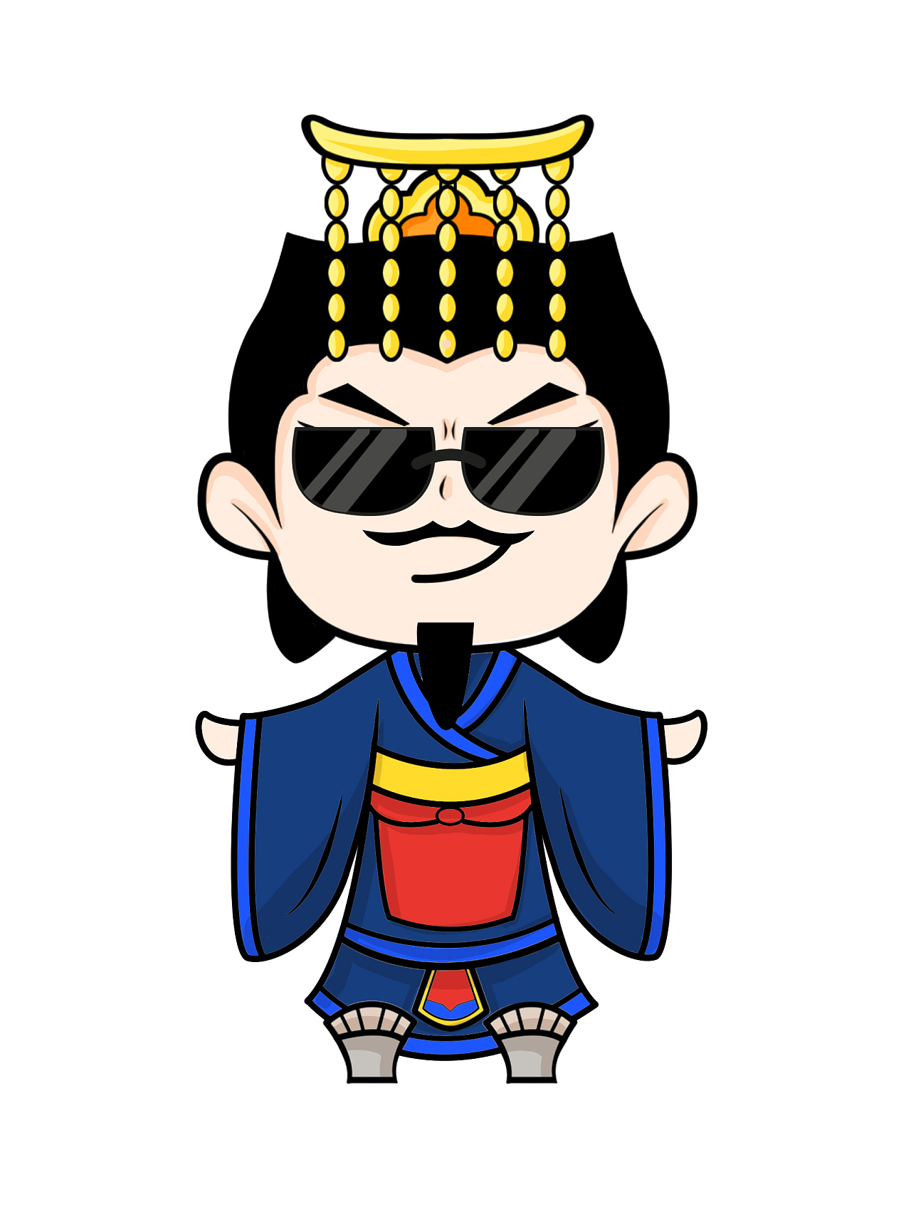 秦皇岛旅游纪念品——秦始皇卡通化